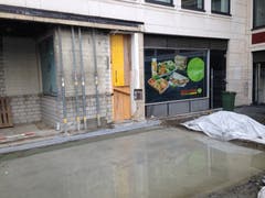 Detail von der Stelle, an der der Metallanbau stand. (Bild: Reto Voneschen - 19. August 2019)