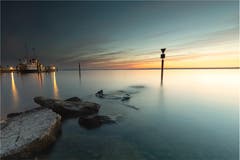 Der Bodensee ganz ruhig, aufgenommen in Bad Horn. (Bild: Ueli Bächtold)