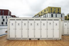 Unisex-Toiletten auf dem Festgelände. (Bild: Alexandra Wey / Keystone)