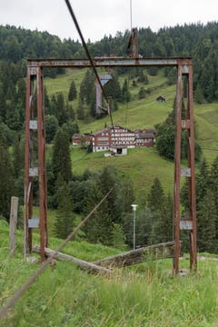 Die Materialbahn ist noch immer funktionstüchtig.