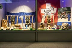 Ein Schaufenster einer Apotheke. (Bild: Alexandra Wey / Keystone)