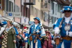Impressionen des Festumzuges vom Landsgemeindeplatz in die Arena. (Bild: Maria Schmid)