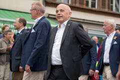 Impressionen des Festumzuges vom Landsgemeindeplatz in die Arena. (Bild: Maria Schmid)