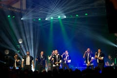 Das Konzert von Heimweh im Festzelt Gemsstock. (Bild: Maria Schmid, Zug, 23. August 2019)