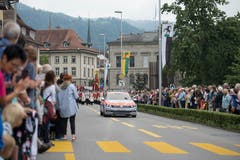 Impressionen des Festumzuges vom Landsgemeindeplatz in die Arena. (Bild: Maria Schmid)