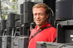 Der Mann hinter der Bühne: Produktionsleiter Stefan Breitenmoser.