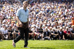 Pirmin Reichmuth während des 3. Gangs. (Bild: KEYSTONE/Alexandra Wey, Zug, 24. August 2019)
