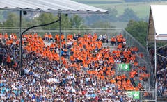 Die Helfertribüne. (Bild: Stefan Kaiser, Zug, 24. August 2019)