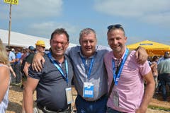 Marcel Erni, Christoph Thurnherr und Toni Gübeli. (Bild: Beat Lanzendorfer)