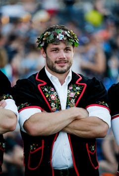 Rang 10b mit 75.00 Punkten: Martin Zimmermann, Ennetbürgen NW. (Bild: Stefan Kaiser, Zug, 25. August 2019)