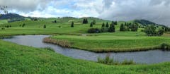Golfplatz Gonten bei Regenwetter. (Bild: Toni Sieber)