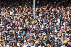 Proppenvolle Tribüne während dem 5. Gang. (Bild: Ennio Leanza/Keystone, Zug, 25. August 2019)