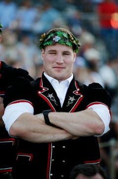 Rang 1b mit 77.50 Punkten: Joel Wicki, Sörenberg LU. (Bild: Stefan Kaiser, Zug, 25. August 2019)