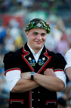 Rang 11j mit 74.75 Punkten: Michael Gwerder, Brunnen SZ. (Bild: Stefan Kaiser, Zug, 25. August 2019)