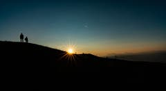 Spätsommersonnenaufgang auf Rigi Kulm. (Bild: Stefan Kunz, 25. August 2019)
