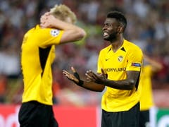 Jean-Pierre Nsame hadert: Er und seine Kollegen waren im Champions-League-Playoff zu ineffizient (Bild: KEYSTONE/EPA/ANDREJ CUKIC)