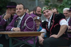 Er hat allen Grund zum Lachen. (Bild: Pius Amrein, Sörenberg, 27. August 2019)