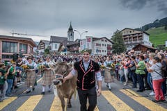 Grosse Unterstützung im Rücken (Bild: Pius Amrein, Sörenberg, 27. August 2019)