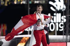 Holt Bronze für die Schweiz: Dario Colucci aus Gossau SG. (Bild: SwissSkills)