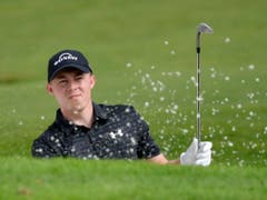 Auch er zeigt ein Lausbubengesicht: Matthew Fitzpatrick peilt in Crans-Montana den Hattrick an (Bild: KEYSTONE/AP TT News Agency/ANDERS WIKLUND)