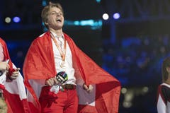 Holt Bronze für die Schweiz: Jérémie Droz aus Blonay VD. (Bild: SwissSkills)