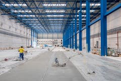 Im September wird die erste Halle bezogen. (Bild: Urs Bucher)
