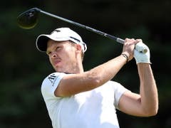 Danny Willett, wie Matthew Fitzpatrick aus Sheffield stammend, gewann in seiner besten Zeit das Omega European Masters 2015 und das US Masters in Augusta 2016. Nach einer Baisse geht es mit ihm wieder steil aufwärts (Bild: KEYSTONE/EPA/FACUNDO ARRIZABALAGA)