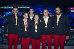Worldskills 2019 - die Schweizer Medaillengewinner (Bild: Michael Zanghellini)