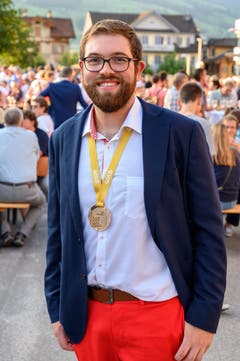 Mario Enz aus Giswil gewann Gold als Landschaftsgärtner. (Bild: Izedin Arnautovic, 29. August 2019)