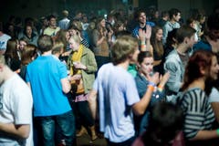 Party in der Jugendbeiz Talhof. (Bild: Archiv «St.Galler Tagblatt»/Urs Jaudas - 9. Juni 2012)