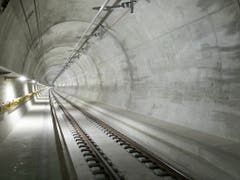 Mit der Fertigstellung des Ceneri-Basistunnels ist das Jahrhundertprojekt Neue Eisenbahn-Alpentransversale (Neat) vollendet. (Bild: KEYSTONE/GAETAN BALLY)