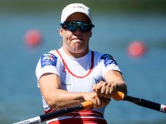 Jeannine Gmelin war im Halbfinal stark gefordert (Bild: KEYSTONE/PETER SCHNEIDER)
