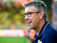 Urs Fischer entschied das Trainer-Duell gegen Lucien Favre für sich (Bild: KEYSTONE/EPA/SASCHA STEINBACH)