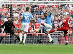 Raheem Sterling bringt Manchester City in der 12. Minute in Führung (Bild: KEYSTONE/AP/KIRSTY WIGGLESWORTH)