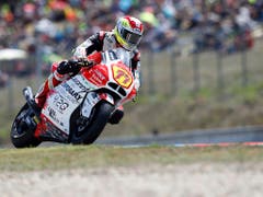 Dominique Aegerter fuhr deutlich an den Punkterängen vorbei (Bild: KEYSTONE/AP/PETR DAVID JOSEK)