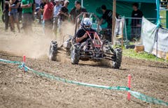 Salen-Reutenen TG - Am Einachserrennen Serrücken in Salen-Reutenen wird viel Action geboten.