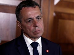 Bundesrat Ignazio Cassis reist nach Mosambik. (Bild: KEYSTONE/AP/BURHAN OZBILICI)
