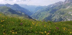 Blick durch's Schächental hinaus. Dieses Foto wurde oberhalb der Chammlialp gemacht. (Bild: Margrith Kempf-Gisler, 5. August 2019)