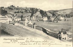 1904 fand in St. Georgen bei St. Gallen das Eidgenössische Schützenfest statt.