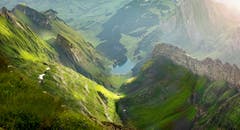 Nach dem Regen scheint die Sonne. Nach den Gewitterfronten und Regengüsse folgte der Sonnenschein auch im Alpstein wieder. (Bild: Nicolas Giovanettoni)