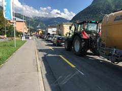 In beide Richtungen in Stans geht nichts mehr. (Bild Chrigel Markoff)