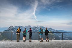 Wanderer auf dem Hohen Kasten. (Bild: Michel Canonica)