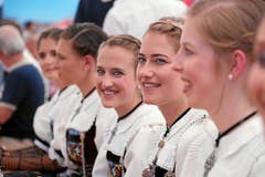 Weitere Impressionen von der Eröffnung des ESAF-Gabentempels zwei Wochen vor dem offiziellen Start. (Bild: Swiss-Image, Zug, 9. August 2019)