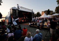 Die Zuger Altstadt wurde zur Bühne für Jazzliebhaber. (Bild: Stefan Kaiser, 30. August 2019)