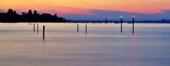 Altnau in der goldenen Stunde Richtung Konstanz. (Bild: Thomas Ammann)
