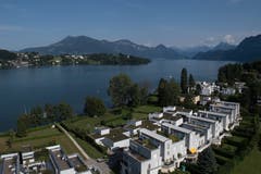 Das Aalto Hochhaus von innen. (Bild: Boris Bürgisser, Luzern, 29. August 2019)