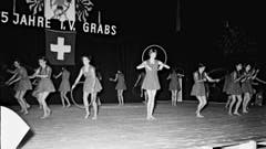 Die Aktivsektion des Turnvereins Grabs 1959.