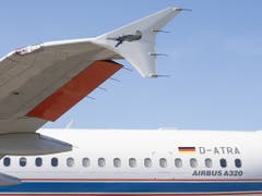 Das DLR-Forschungsflugzeug landet immer wieder auf dem Flughafen Zürich, um das Assistenzsystem für die Piloten zur Lärmminderung zu testen. (Bild: KEYSTONE/ENNIO LEANZA)