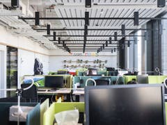 Im neuen Hauptgebäude von Google Schweiz an der Europaallee in Zürich hat es Platz für rund 400 Angestellte. (Bild: KEYSTONE/ENNIO LEANZA)