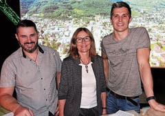 Norbert Ebneter (links) und Michiel Twiss stellten sich beim Talk den Fragen von Jeanette Mösli.